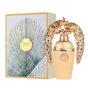 Lattafa Afeef for Unisex Eau de Parfum Spray, 3.4 Ounce / 100 ml Rich Niche Luxury Fragrance Perfume Scent Floral Fruity Woody Floral Honeysuckle