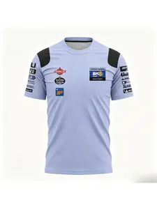 Motorcycle Racing 73 ALEX 2025 BK8 Team Uniform Fan Breathable Sportswear Men's and Women's Round Neck Short Sleeve Large Children's Sports T-shirt