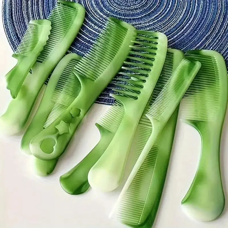 Hair Styling Comb Set, 10pcs/set Thickened Plastic Detangling Comb, Comb Type, Professional Hairdressing Comb Set, Heatless Styling Tools for Home & Salon Use, Hair Combs