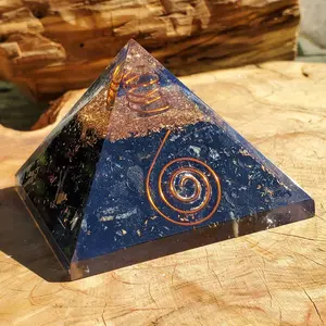 Large Orgonite Pyramids, Toxic Energy Cleanser, EMF Protectors, Toxic Energy Filter, Tourmaline Orgone