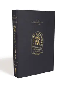 USED-Niv, Psalms and Proverbs, Leathersoft Over Board, Navy, Comfort Print: Poetry and Wisdom for Today by Zondervan (Hardcover)