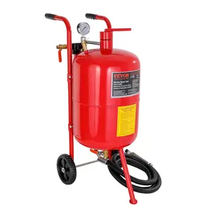 VEVOR Sand Blaster  10Gal Pot Sandblaster, 125 Psi Pressure Sand Blasting Complete Kit for Paint, Stain, Rust Removal and Special Surface Treatment of Material