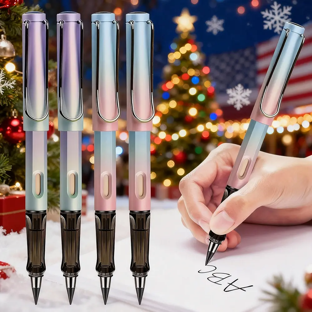Infinity Pencil Set, 2/4/6/12pcs Everlasting Inkless Pencils, Eternal Pencil for Writing and Drawing, Magic Pencils Painting Supplies, Novelty Gift Stationery, Art Supplies for New Year Gifts, Artist Pencils