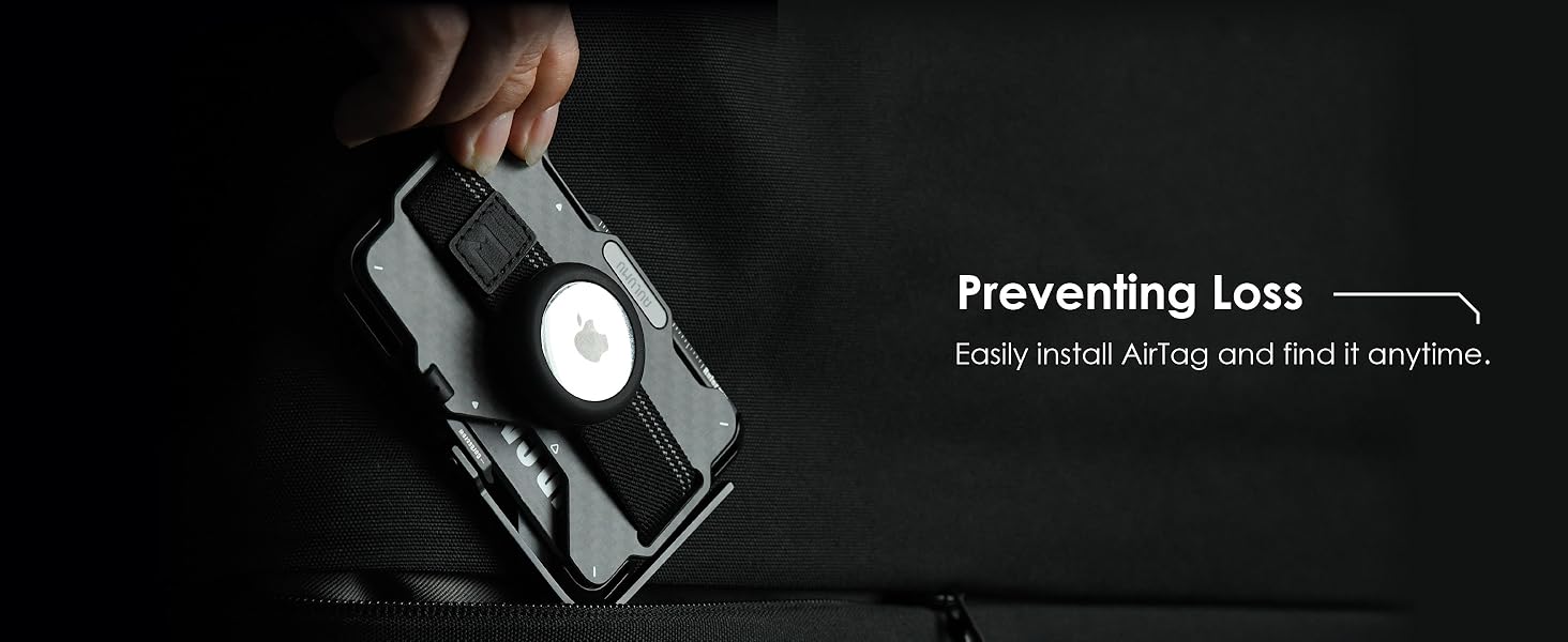 Magnetic Wallet with Stand Compatible with MagSafe, Hold 12 Cards,Adjustable Stand,RFID Blocking,Tripod Phone Stand Magnetic Credit Card Holder for iPhone 17/16/15/14/13/12 Series, Black Smartphone Travel Gadgets, FathersDayGift, Free IOS Tag Included