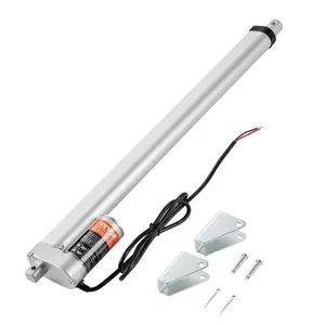 VEVOR Linear Actuator 12V, 18 Inch High Load 330lbs/1500N Linear Actuator, 0.19/s Linear Motion Actuator with Mounting Bracket and IP54 Protection