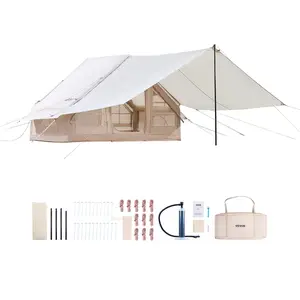 VEVOR Inflatable Tent for Camping 3-5 Person Glamping Tent with Pump Canopy