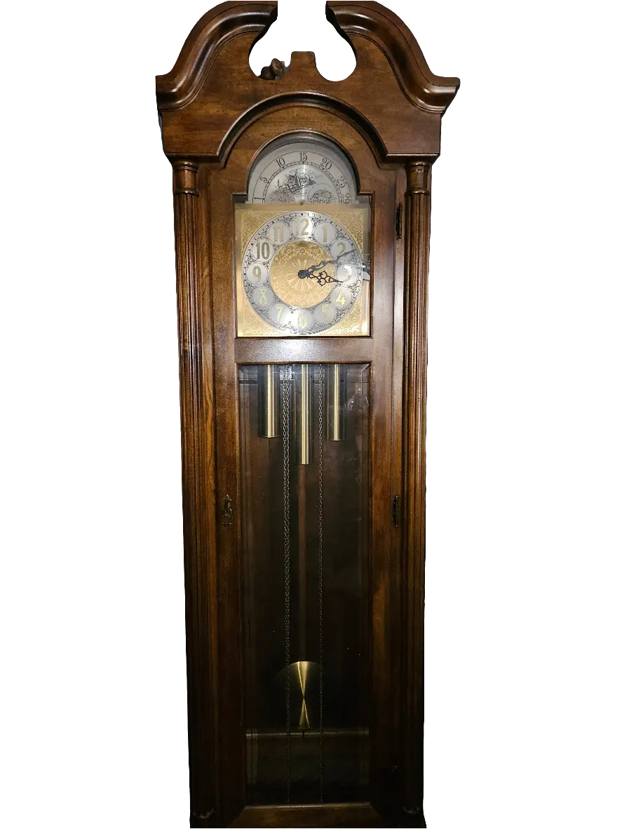 “Chimes of Glenwood” – Howard Miller Grandfather Clock in Cherry Finish