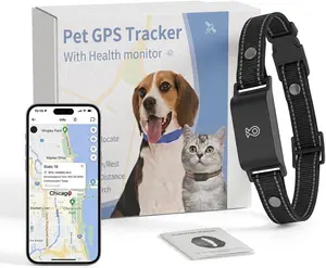 KOATLIFE GPS Dog Collar - Wireless Pet Safety Smart Tracker SIM INCLUDED- Real-Time Unlimited Range Location Tracking - Waterproof IP67 Durable Design - Activity Monitor for All Dog Breeds