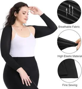 Plus Size Advanced Cooling Shawl Arm Sleeves Sun Protection Women Breathable Anti-UV Golf Outdoor Sports Cooler Shrug compression sleeves arm slimmer shaper arm compression sleeve