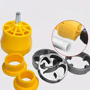 Plastic Pipe Threading Tap Set - Electric Drill Type PVC Pipe Threading Mold,External PVC Plastic Pipes 1/2" 3/4" Tap Set,Pipe Threader,Pvc Pipe Threader,RethreadingTool Kit