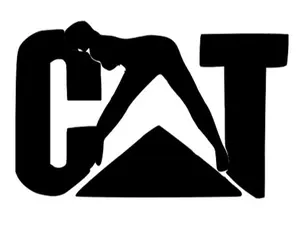 Cat Girl Decal, Permanent Vinyl Decal