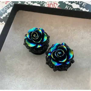Hummingbird Rose Plugs Gauges