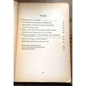 USED-Beckett's  Molloy  ,  Malone Dies  ,  The Unnamable  : A Collection of Critical Essays (20th Century Interpretations) (Paperback)