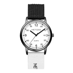 OIDEA Men's Tactical Analog Quartz Military Watch - Tactical Look, Easy-Reader Big Dial, Date Display, Durable Nylon Strap, Casual Sport Wrist Watch for Teens