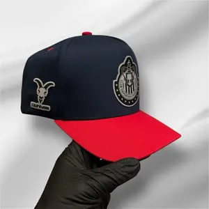 Chivas De Guadalajara Navy Blue Red Snapback Adjustable Baseball Cap, Premium Caps, Comfortable Cotton Casual Unisex Hat, Suitable for 2 Key Occasions, Canvas Trucker Hat for Men