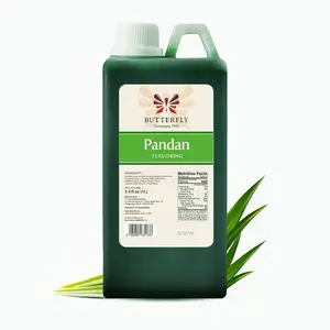 Butterfly Pandan Flavoring Liquid, For Cooking, Baking and Mixing 1000 ml (33.8 Fl Oz)
