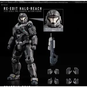 1/12 Scale Halo Action Figure - Emile-A239 Spartan-B312 Room Decoration Toy For Kids Christmas Gift Collectible Handmade Mode