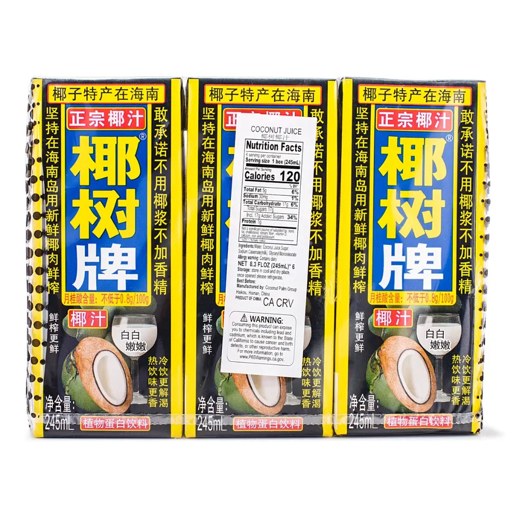 Coconut Palm Coconut Juice 6pk 1 each