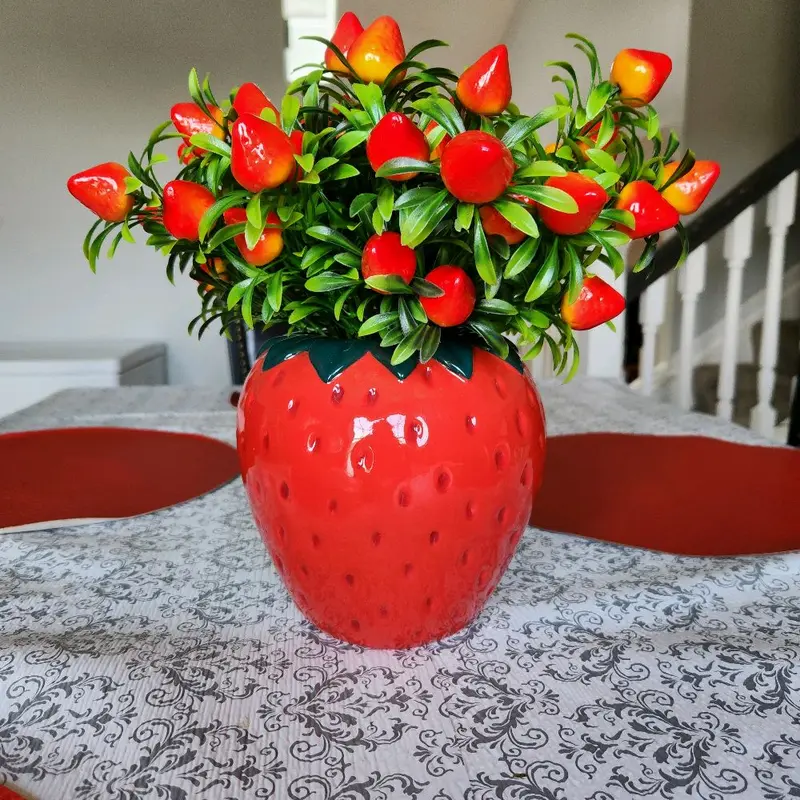 strawberry planter vase - TikTok Shop