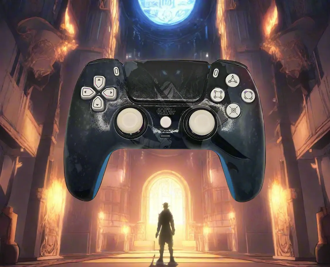 Solo Leveling Sun Jinwoo Hydrodipped PS5 Controller