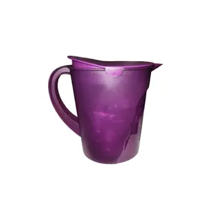 Impressions 1 Gallon Pitcher - 3.7L Purple  Jugswith Easy-Press Cover, Spill-Proof Design, Carry Handle, Roomy Capacity for Refreshing Beverages