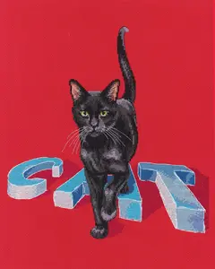Cat M794 Counted Cross Stitch Kit