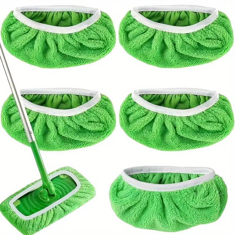 Reusable Microfiber Mop Pads Set, Dry & Wet Cleaning Cloth, Washable Home Cleaning Supplies, Suitable for Floor Mopping (no Mop Included), Microfiber Mop Refills