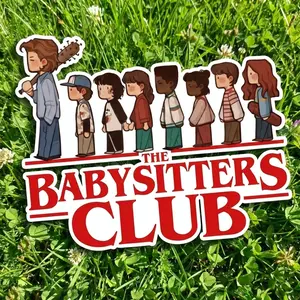 The Baby Sitters Club Harrington Stickers, Stranger Fan Gift Stickers