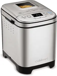 Cuisinart CBK-110NAS Bread Maker Machine, Automatic Stainless Steel Bread Machine, 12 Menu Options, 2 lb
