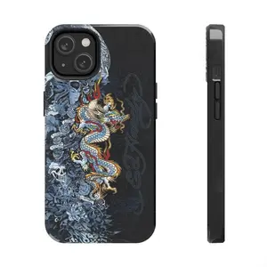 Cool Ed Hardy Dragon Phone Case, suitable for Samsung Galaxy 23 24 25 5G iPhone 17 ProMax Air 16 plus cases  15 pro max 14, 13, 12 with screen protector |   Beautiful Mixedcolor |   Shockproof protective case |   Smart  phone case |   a gift for girls and