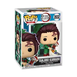 Funko Pop! Plus Demon Slayer - Tanjiro Kamado (Holiday Outfit) #2032 Collectible Pop Vinyl Figure