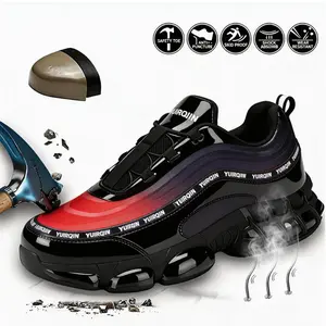 Indestructible Steel Toe Work Shoes for Men Women, Lightweight Composite Toe Safety Sneakers, Non Slip Puncture Resistant Work Footwear