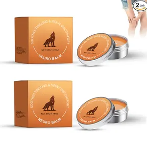 1/2 Packs Neuro Balm, Nerve Relief Balm for Neuropathy, Natural Herbal Joint Care Cooling Soothing Massage Cream with Magnesium and Menthol, Joint & Muscle Care Ointment