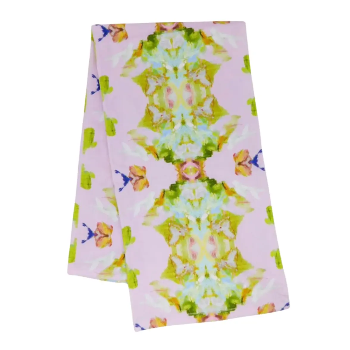 Stained Glass Lavender Tea Towel