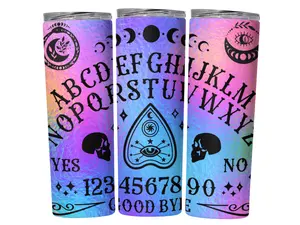 Colorful Ouija Board 20oz Tumbler Bottle Drink