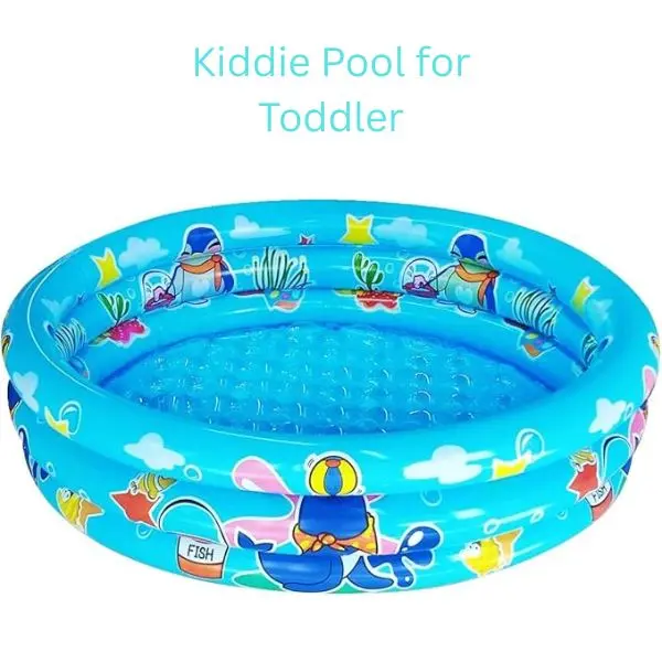 Inflatable Kiddie Pool for Kids & Babies 48" x 12" 3-Ring Swimming Pool Portable Baby Splash Pool Toddler Outdoor Water Play Pool Small Infant Ball Pit Pool for Backyard Garden & Summer Fun