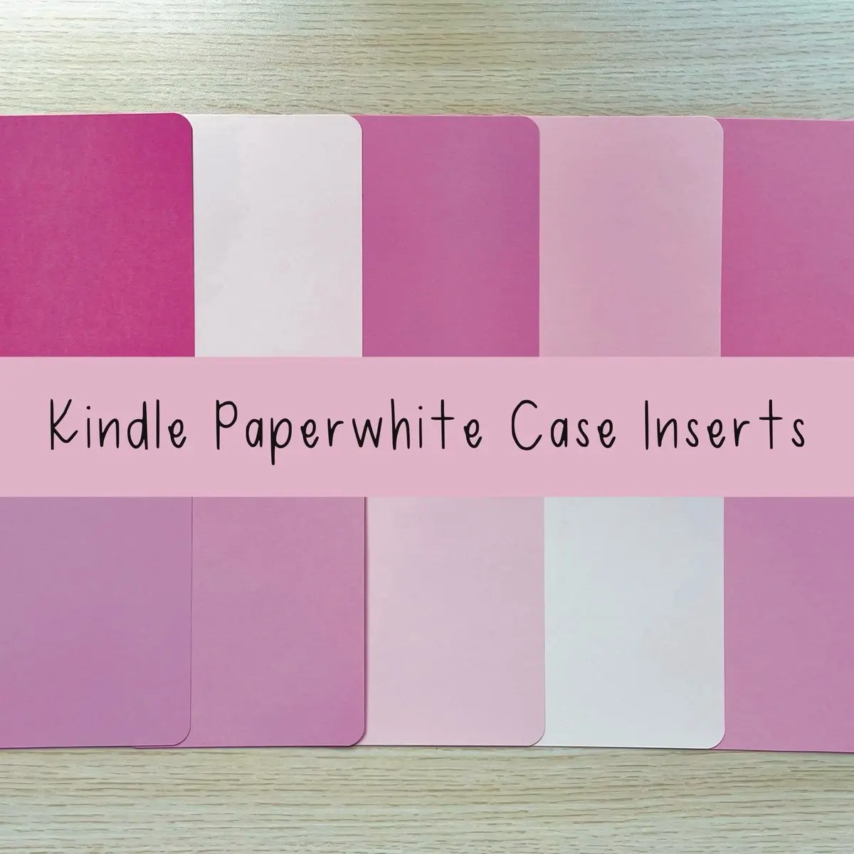 Kindle Card Stock Insert for Clear Case - Book Accessory
