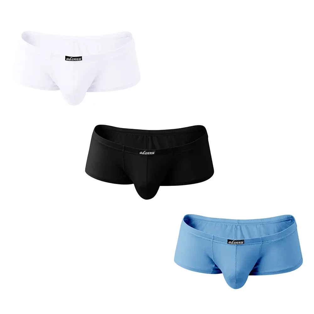 Mens Sexy Trunks Underwear, Breathable Modal Boxer Briefs | Ultra-soft modal blend, moisture-wicking & tagless, Perfect for work, gym, or daily wear—stay cool, supported, and confident