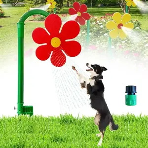 Cute 360° Flower Water Sprinkler Showerhead – Rotating Backyard Splash Sprayer for Kids, Dogs & Summer Lawn Play garden accessories