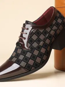 Men's Business Casual Shoes, Rubber Sole PU Upper, Trendy Pointed Toe, Office Daily Wear, Comfortable and Stylish, Perfect for Work and Everyday Use, Business Style Shoes