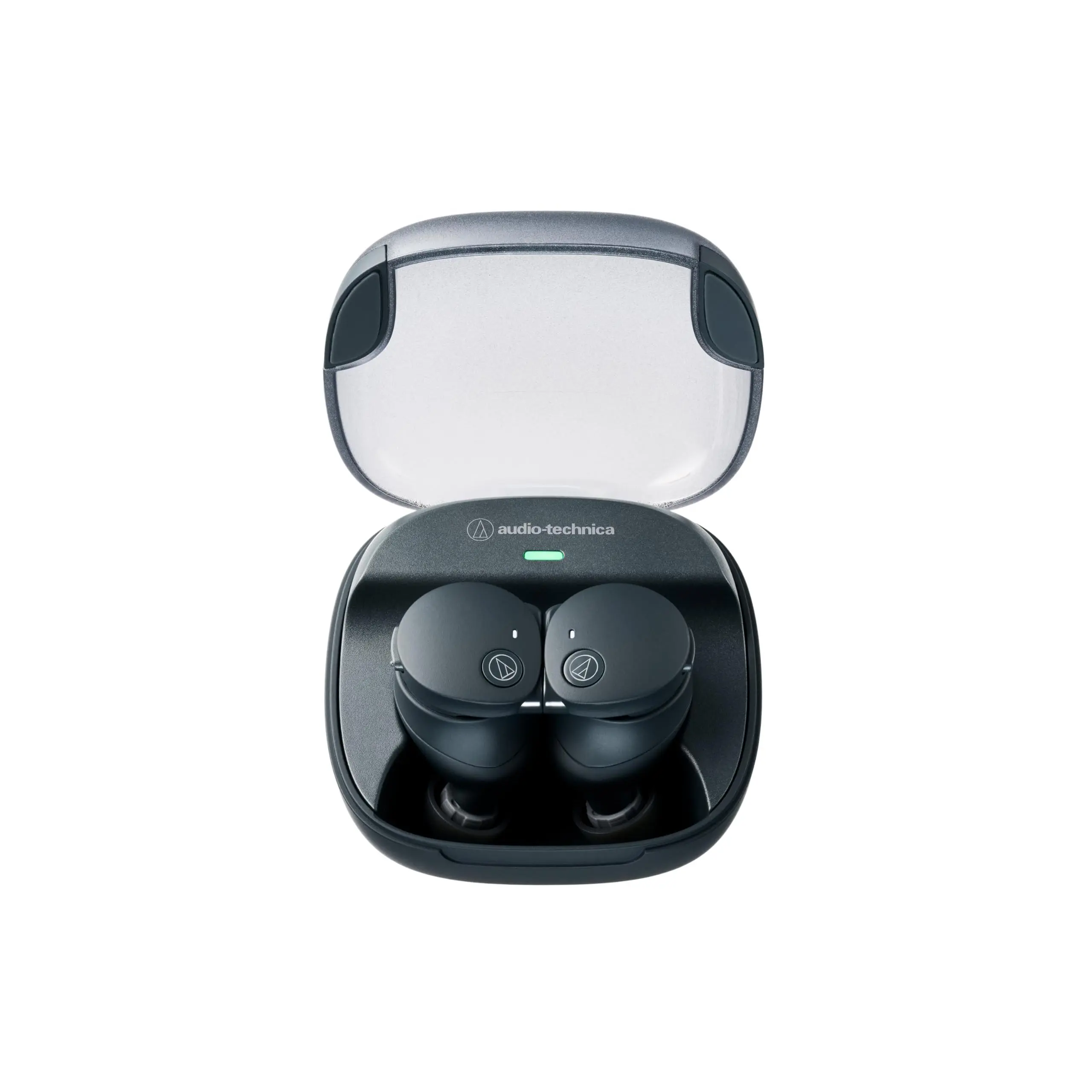 Audio-Technica ATH-CKS50TW2BK Wireless In-Ear Headphones - Hybrid ANC, Fast-Charging, Button Control, Voice Control, Waterproof, Dustproof, Multifunction Silicone Secure Tip Fit Earbuds Noise