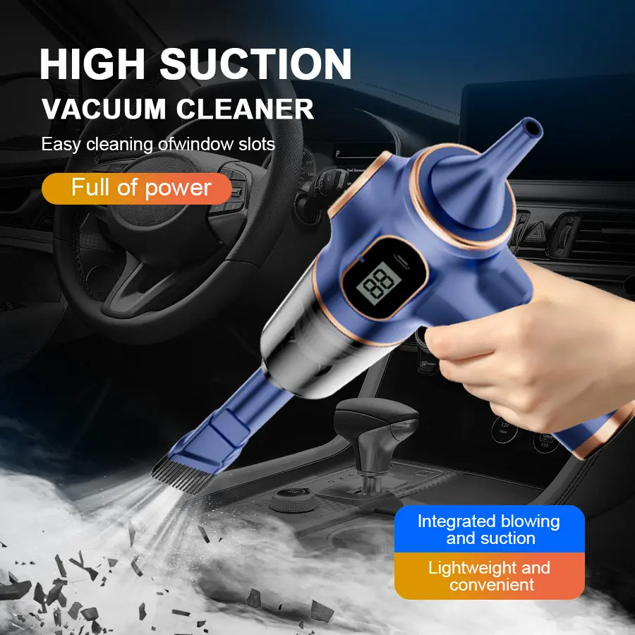 12000Pa Mini Car Vacuum Cleaner Portable Cordless Handheld Vacuum Cleaner,Vacuum Cleaner & Air Purifier,Sofa,Office,Pet, Home,Smart Power Display steam cleaner dustbuster air duster wireless handheld