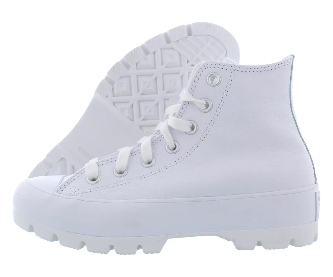 Converse Chuck Taylor All Star Lugged Leather Hi Womens Shoes, Sneaker, Footwear, Casual, Walking Shoes, Sports Shoes