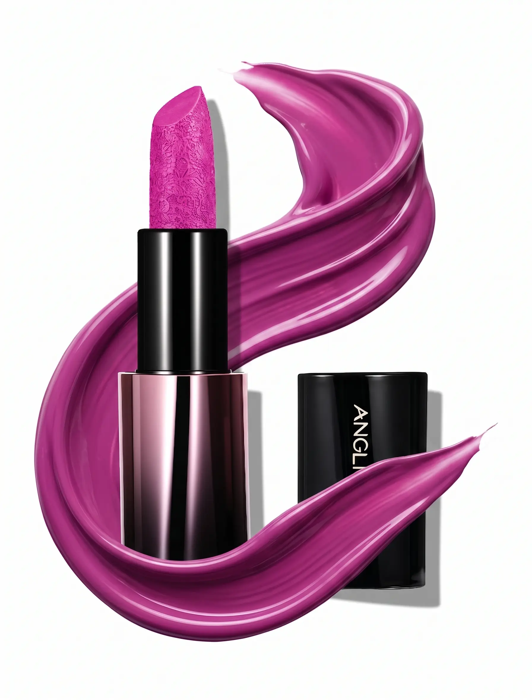 3D Metallic Pink Lip Gloss, Sunscreen & Castor Oil-Infused, Long-Lasting Moisturizer Primer with Hydrating Pigment Lip Plumping Effect  Lipstick & Lip Gloss glow, reviver, lipoils