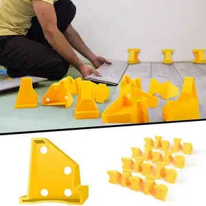 20pcs Plastic Floor Installation Spacers, Dual End Design, 1/4” & 1/3”, Durable Structure Tool for Wood Laminate Hardwood Bamboo Lvt Boards