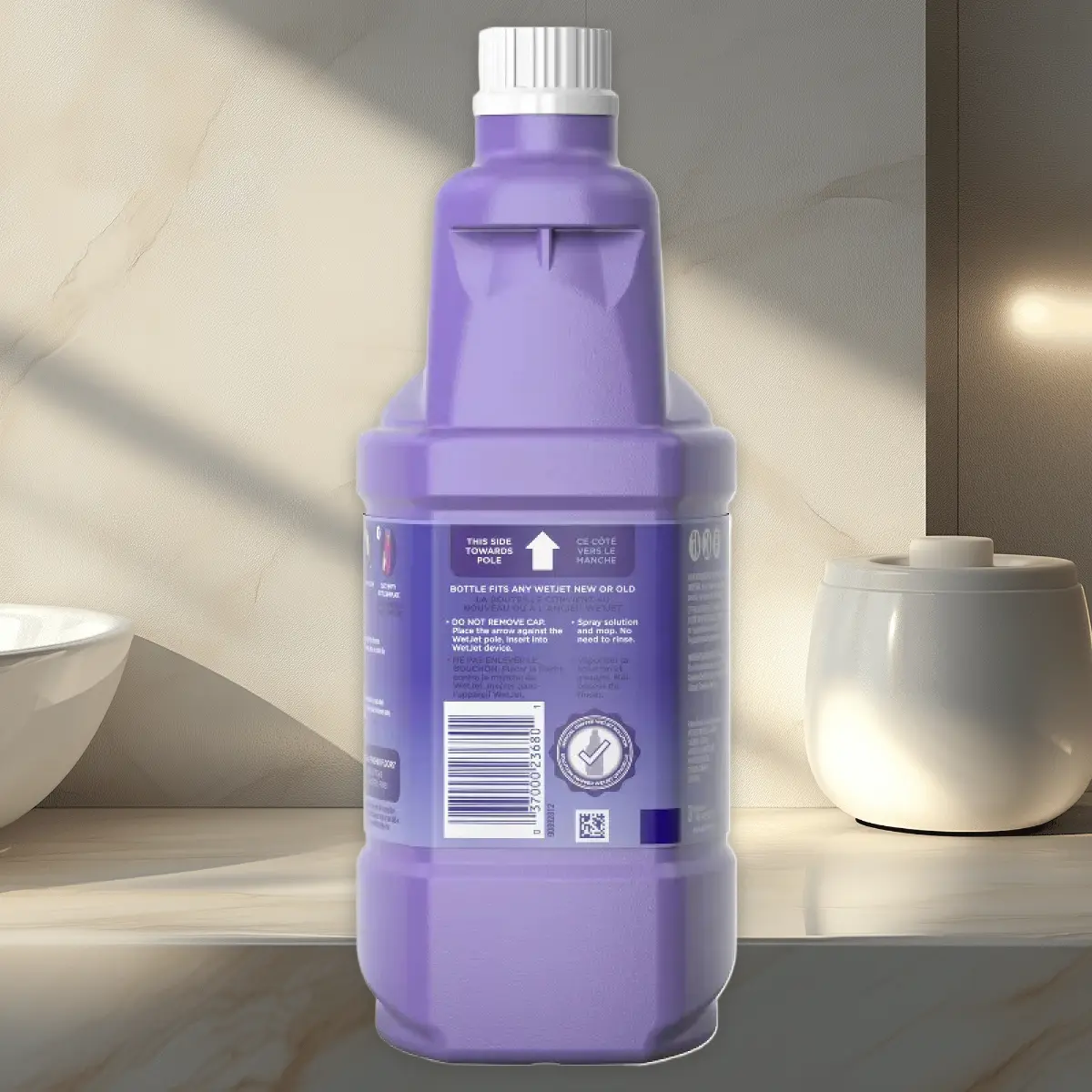 Swiffer WetJet Liquid Refill Lavender 84.4fl oz - Floor Cleaner Refill, Lavender Scent, 84.4fl oz, 2 Pack, for WetJet Mop, Bulk Refill