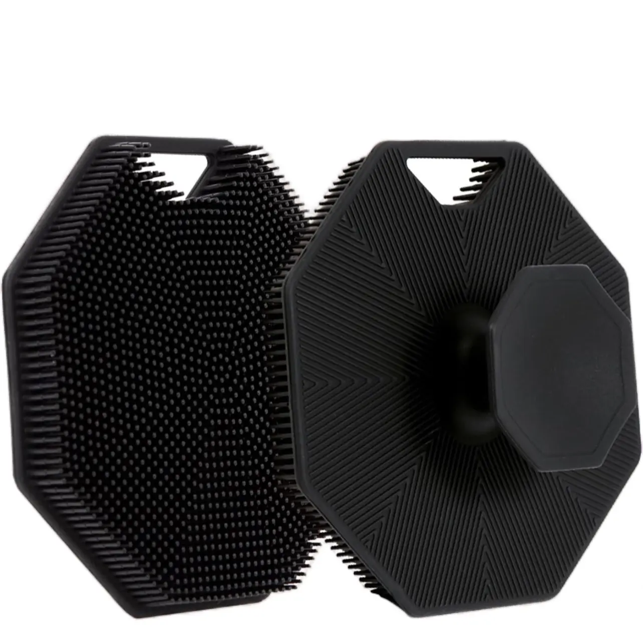 Silicone body scrubber  skin exfoliator bath and shower body brush shower accessories. Gift Lightweight Hanging Personal Tool shower accessory