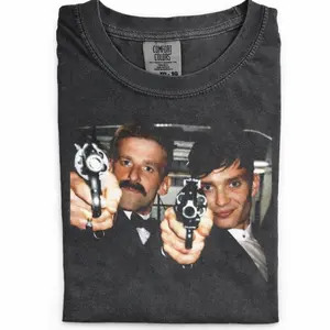 Vintage Peaky Blinders Shirt, Arthur and Tommy Shelby Graphic Tee, Retro 1920s Gangster British Drama T-shirt, Men Gift IIT