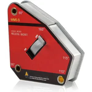 Single  Welding  Holder,Neodymium  Welding Clamp, Square 45 90  (Multi-Angle)