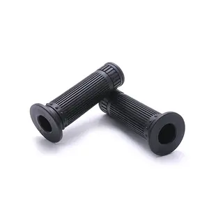 Pair 1'' 25mm Handle Bar Motorcycle Hand Grips, Universal Chopper Dirt Bike Grip, Durable Rubber Handlebar Ends, Comfortable Riding Accessories